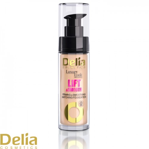 DELIA - LIFT & SMOOTH tečni puder sa lifting i efektom glatke kože 30ml